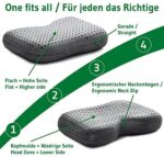 NuMOON - Orthopädisches Nackenstützkissen / Seitenschläferkissen – Bild 7