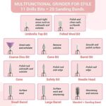 MelodySusie 11 in 1 Elektrische Nagelfeile für Gelnägel Professionelle – Bild 6