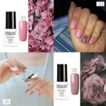 RROSALIND 6 Farben Gel Nagellack, UV LED Gel Nagellack Gel Nail Polish für Nagel-Design Kit 7ml 6pcs – Bild 3