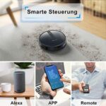 Tesvor WLAN  Roboterstaubsauger Tierhaare und Allergene Kompatibel mit Alexa und APP-Steuerung – Bild 7