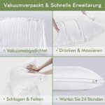Viewstar Kopfkissen ausgewählte Füllung Mikrofaser – Bild 6