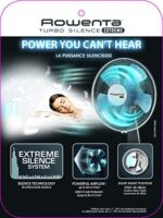 ROWENTA VU5640 TURBO SILENCE EXTREME, leise, 40W, Ventilator, 4 Geschwindigkeitsstufen – Bild 3