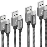 Nylon Micro USB Schnellladekabel 4 Pack