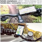 Tiakia Fahrrad Handyhalterung Aluminiumlegierung Motorrad Scooter Fahrrad – Bild 7