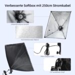 FGen Softbox Fotostudio Beleuchtungsset – Bild 5