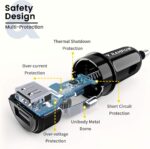 RAMPOW, Kfz Ladegerät, 24 W 12-24V / 4,8A 2-Port USB – Bild 4