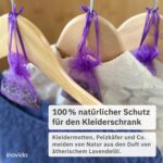 Lavendelsäckchen 20er Set – Echter Lavendel für Kleiderschrank, Mottenschutz und Raumduft – Bild 4