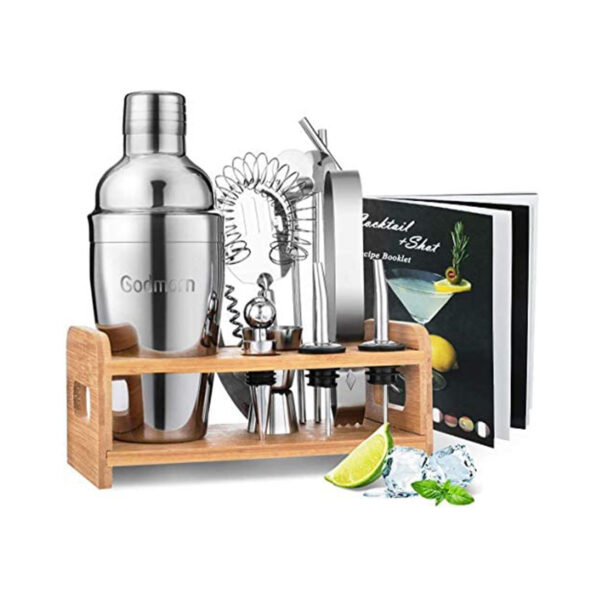 Cocktail Shaker Set, Godmorn Edelstahl Geschenk für Zuhause