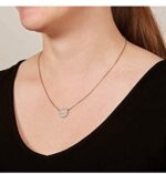 Fossil Damen Pearl Disc | Halskette | Ohrstecker | Armband – Bild 3