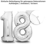 Geburtstagsdeko, Geburtstag Party Deko fur Männer und Frauen, Luftballons, Girlande Ballons – Bild 4