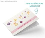 Windeltorte  mit Kuscheltier, Geschenk für Mädchen – Bild 5