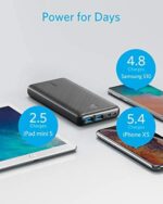 Anker 325 Powerbank, 20000mAh externer Akku PowerIQ Technologie USB-C Port, enorme Energiedichte, kompatibel mit iPhone, Samsung Galaxy, iPad und mehr – Bild 2