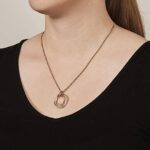 FOSSIL Damen-Ketten Edelstahl Rundschliff Oxyde de Zirconium – Bild 4
