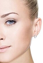Shuxin Creolen Silber Damen Ohrringe, 925 Sterling Silber Creolen mit AAA Zirkonia – Bild 5