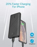 Anker 325 Powerbank, 20000mAh externer Akku PowerIQ Technologie USB-C Port, enorme Energiedichte, kompatibel mit iPhone, Samsung Galaxy, iPad und mehr – Bild 3
