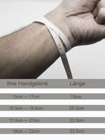murtoo Herren Armband Edelstahl Echtleder Armband Naturstein Geflochten Mit Magnet Verschluss – Bild 7