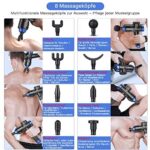 MILcea Massagepistole, Massagegerät Muscle Massage Gun Elektrisch Handmassagegerät, Muskel Massagepistole – Bild 2
