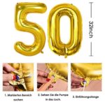 Amteker 30 Geburtstag Deko Schwarzes Gold – Bild 3