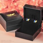 ANGEL NINA Silber Damen Ohrringe Schmetterlings Ohrstecker Mädchen 925 Sterling Silber aus Österreich Schmetterlings Ohrringe Damen für Muttertags – Bild 6