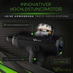 Wellax Massagepistole - Leistungsstarke Massage Gun mit 11 Massageköpfen [2600 mAh - 10h Laufzeit] - Massage Pistole mit LED Anzeige & Tragetasche - Schulter & Nacken – Bild 4
