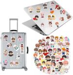 Jimiston Map of The Soul Personal BTS Fans Geschenk-Set - 1 Kordelzug /8 Armbänder / 40 Aufkleber / 1 Halskette /1 Lanyard /1 Telefon Ring Inhaber /1 Schlüsselbund – Bild 6
