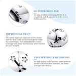 LaMenars Damen 12 Konstellationen Sternzeichen Stern Bead Charms 925 Sterling Silber Anhänger für Pandora, Chamilia  European Charm Armbänder  Halsketten – Bild 5