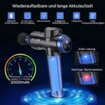 MILcea Massagepistole, Massagegerät Muscle Massage Gun Elektrisch Handmassagegerät, Muskel Massagepistole – Bild 5