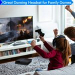 Beexcellent Gaming Headset für PS4, Surround Bass Sound Professional Kopfhörer mit Mikrofon – Bild 5
