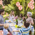 iZoeL Geburtstag Rose Deko Happy Birthday Girlande 36 Rosegold Ballons 15 Konfetti Ballons 4 Herz Stern Folienballon 10G Konfetti – Bild 7