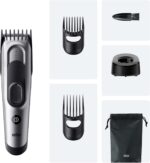 Braun Series 7 Haarschneider HC7590 – Herren Haartrimmer mit 17 Längen & 5 Aufsätzen, Abwaschbar, Grau – Bild 2