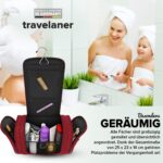 Kulturbeutel [Design 2024] - Kosmetiktasche zum Aufhängen für Damen, Herren & Kinder