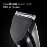 Braun Series 7 Haarschneider HC7590 – Herren Haartrimmer mit 17 Längen & 5 Aufsätzen, Abwaschbar, Grau – Bild 4