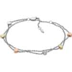 Fossil Vintage Motifs Damen-Edelstahlarmband mit Karabiner-, Schieber- oder Magnetverschluss