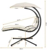 KESSER® - Schwebeliege mit Sonnenschirm, Hängeliege – Bild 7