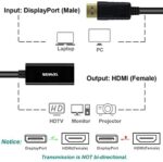 BENFEI DisplayPort auf HDMI, Adapter Konverter M to F – Bild 7