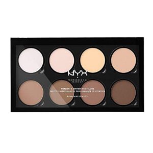 NYX Contour Pro Palette, 8 Arten