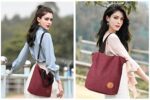 JANSBEN Damen Canvas Handtasche Schultertasche Casual Multifunktionale – Bild 6