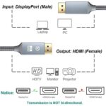 4K DisplayPort auf HDMI Kabel 1.8m , DP für HDMI – Bild 2