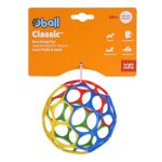 Bright Starts, Oball Classic, flexibler und leicht zu handhabender Ball, sensorisches Aktivitätsspielzeug für Kinder aller Altersstufen – Bild 2