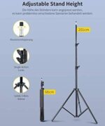 RALENO Softbox, 50x70 cm Videobeleuchtung, 85W CFL 5500K Glühbirne, geeignet für Studioleuchten, Portraitfotografie und YouTube-Videos, Fotobeleuchtung mit verstellbarem Lampenhalter und Tragetasche – Bild 4