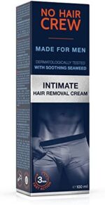 NO HAIR CREW Premium Enthaarungscreme für den Intimbereich - für Männer, 100 ml – Bild 2