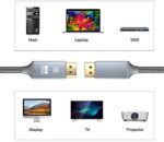 4K DisplayPort auf HDMI Kabel 1.8m , DP für HDMI – Bild 4