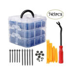 Uolor 745 Stücke Auto Befestigung Universal Clips