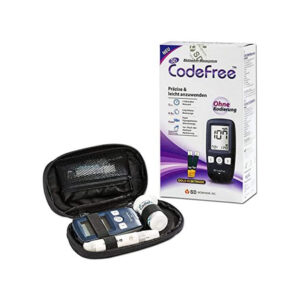 SD CodeFree Blutzuckermessgerät Set mit Teststreifen
