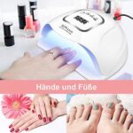 150W Nageltrockner, UV LED Nagellampe – Bild 6