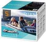 Intex Excursion 5 Set Schlauchboot - 366 x 168 x 43 cm - 4-teilig - Grau / Blau – Bild 7