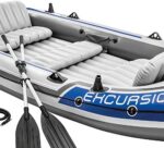 Intex Excursion 5 Set Schlauchboot - 366 x 168 x 43 cm - 4-teilig - Grau / Blau – Bild 5