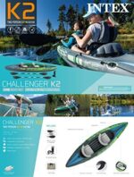 Intex Challenger K2 Schlauchboot - Aufblasbares Kajak - 351 X 76 X 38 cm - 3-teilig – Bild 10