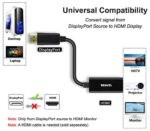 BENFEI DisplayPort auf HDMI, Adapter Konverter M to F – Bild 3