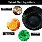 OUZIGRT Aktivkohle Pulver Natürliche Kokosnuss Zahnaufhellung Pulver (60g) – Bild 3